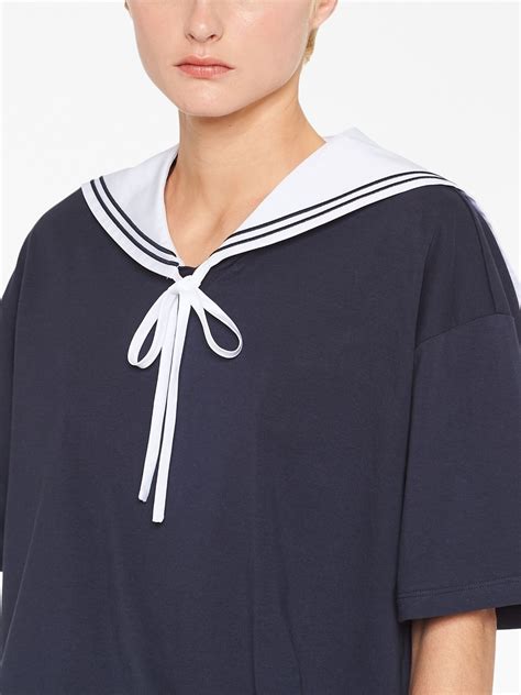 miu miu sailor shirt|miu miou tops.